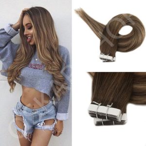 Tape In Extensions DeLuxe Balayage #4 #27