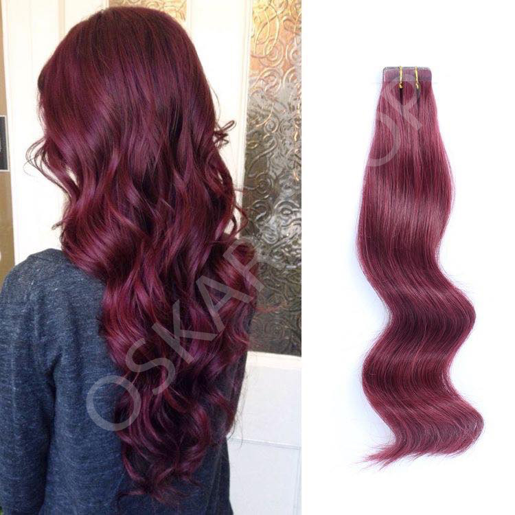 White Platinum Tape In Extensions Burg