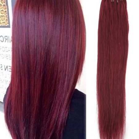 Microring Extensions Deluxe Burgundy