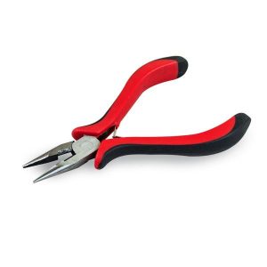 Pliers for applying extensions with microring