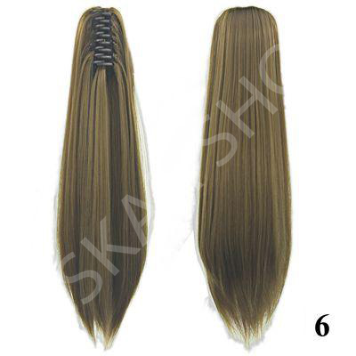 Ponytail with clips #6