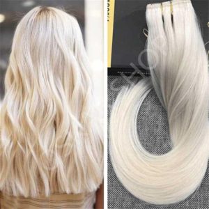 Half Head Hair Extensions DeLuxe #100L