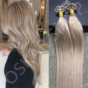 Keratin Extensions Wavy Hair #14K