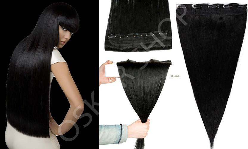 Half Head Hair Extensions DeLuxe #1