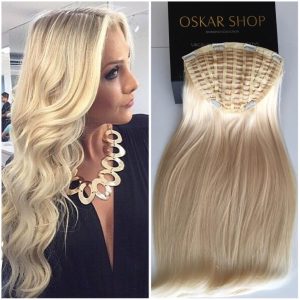 Half Head Hair Extensions with Cap #613