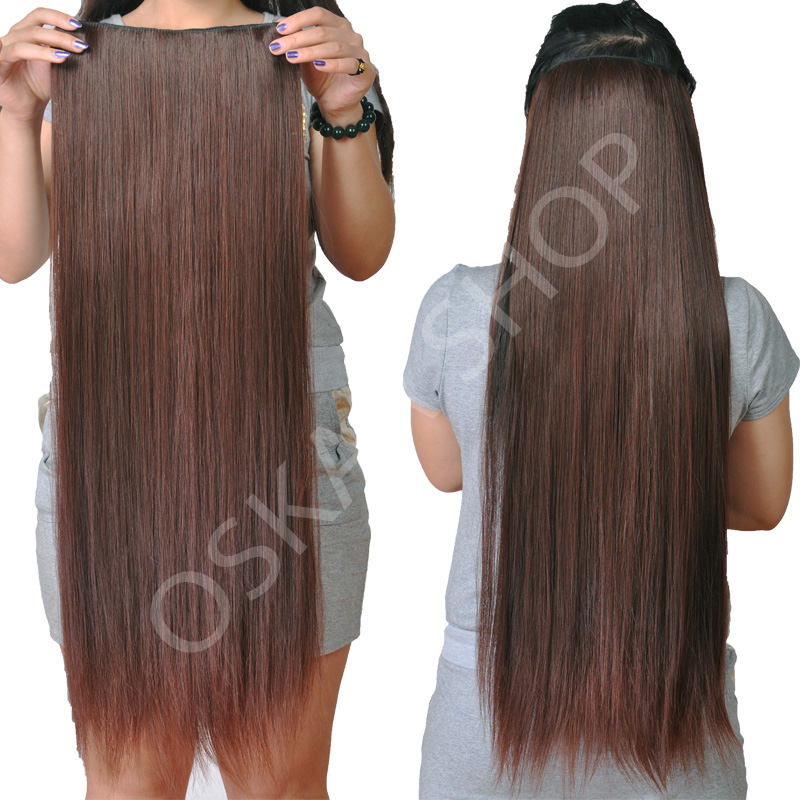 Curly Half Head Hair Extensions #6D