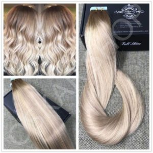 White Platinum Tape In Extensions #7 #100