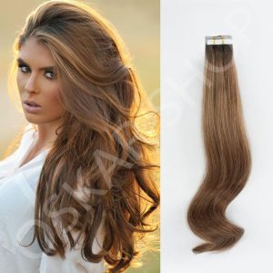 White Platinum Tape In Extensions #8K