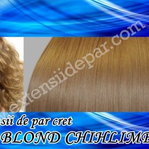 Clip-On Extensions Curly Amber Blonde