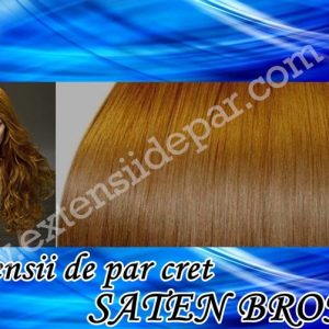 Clip-On Extensions Curly Bronze Brown