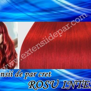 Clip-On Extensions Curly Intense Red