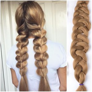 Braids Extensions Dark Blonde