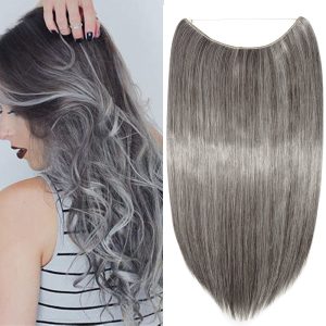Flip IN Hair Extensions Grey