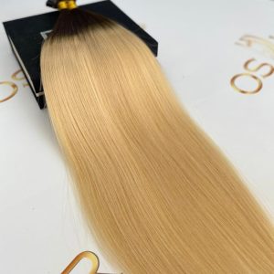 Keratin Russian Hair Extensions Ombre #1B/ #60