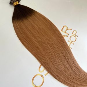 Keratin Russian Hair Extensions Ombre #2/ #7