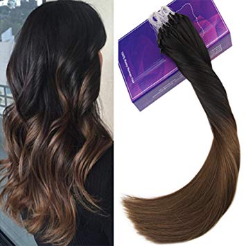 Microring Extensions Deluxe Ombre #1B #7