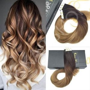 Tape In Extensions DeLuxe Ombre #3 #8N