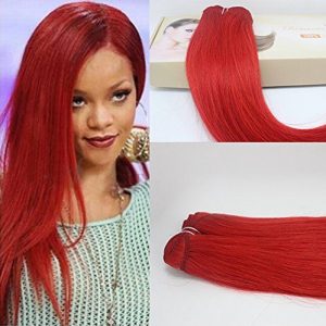 Weft Hair Red