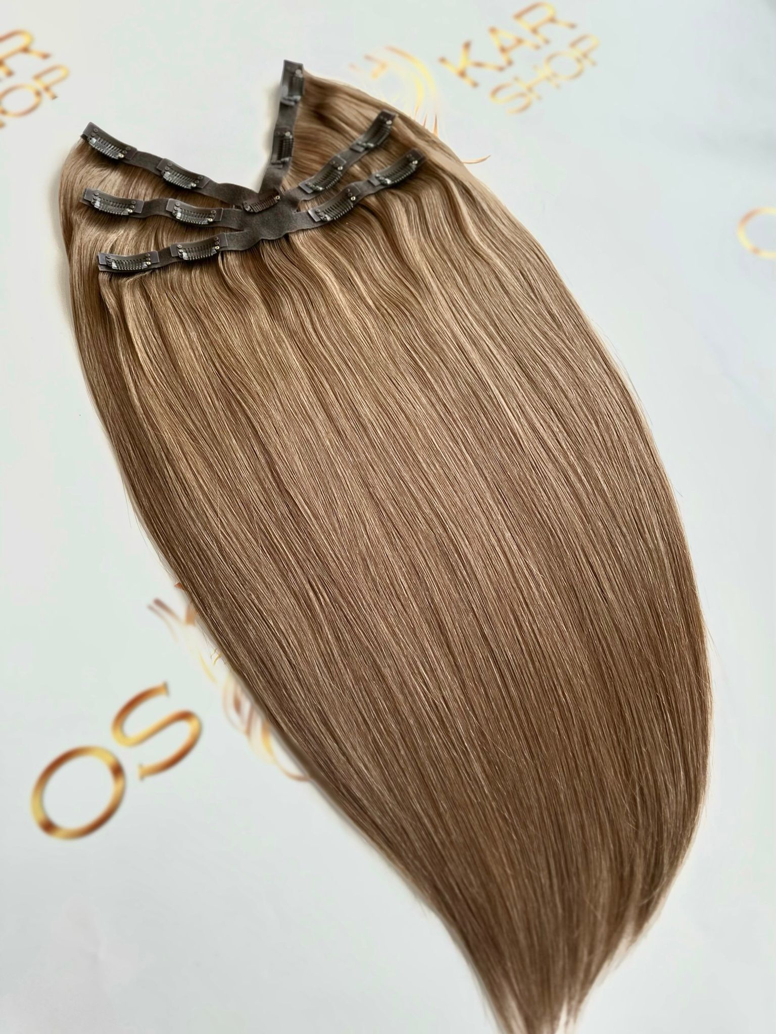 Half Head Eva Hair (6D) Dark Blonde #8 - Image 2