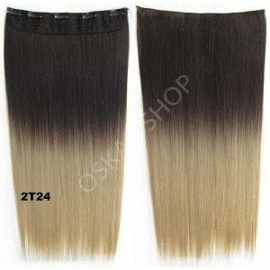Syntethic Half Head Hair Ombre #2 24 Straight