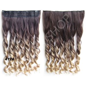 Syntethic Half Head Hair Ombre #4 24
