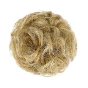 Blonde synthetic hair elastic