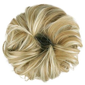 Twisted Blonde synthetic hair elastic