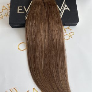 Tape-in Russian Natural Brown Extensions #6