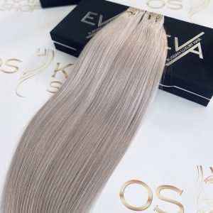 Tape-in Russian Light Grey Extensions
