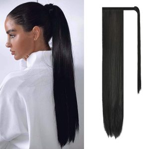 Magic Tail with Velcro Ponytail #1 Black