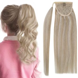 Magic Tail with Velcro Ponytail Highlighted Blonde #18/#60