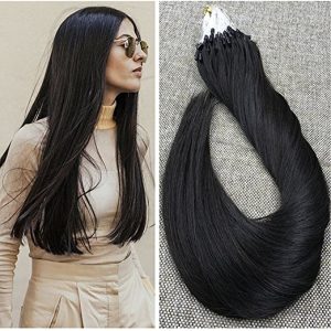 Microring Hair Extensions Oskar #1B