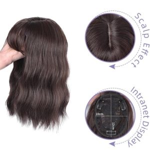 Partial Wigs With Bangs Chocolate
