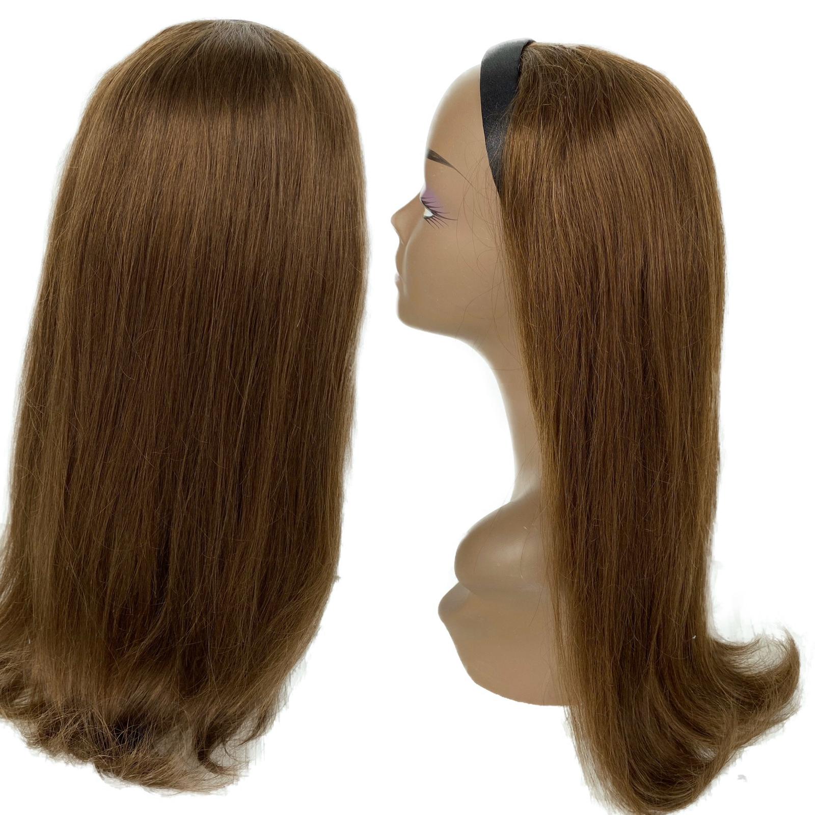Volume Wefts with Headband Deluxe Chestnut