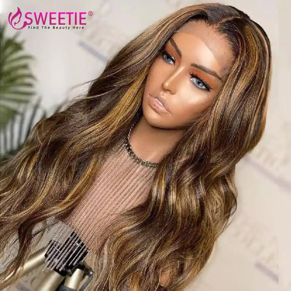 Natural Hair Wig Diamond Balayage