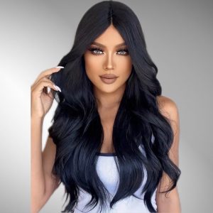 Long Wavy Black Wig