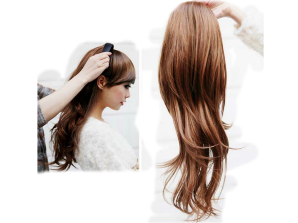 Volume Wefts with Headband Deluxe Chestnut - Image 5