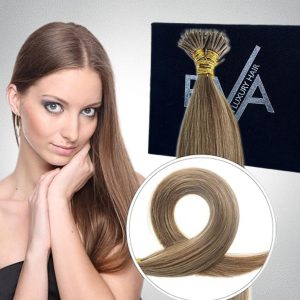 Nanoring Russian Extensions Light Brown #8