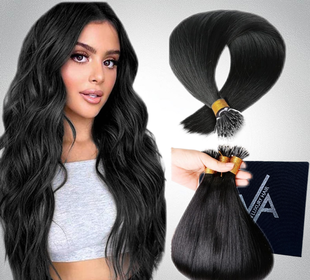 Nanoring Russian Extensions Natural Black #1B