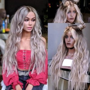 Buu gatii Brilliant Grey Wig