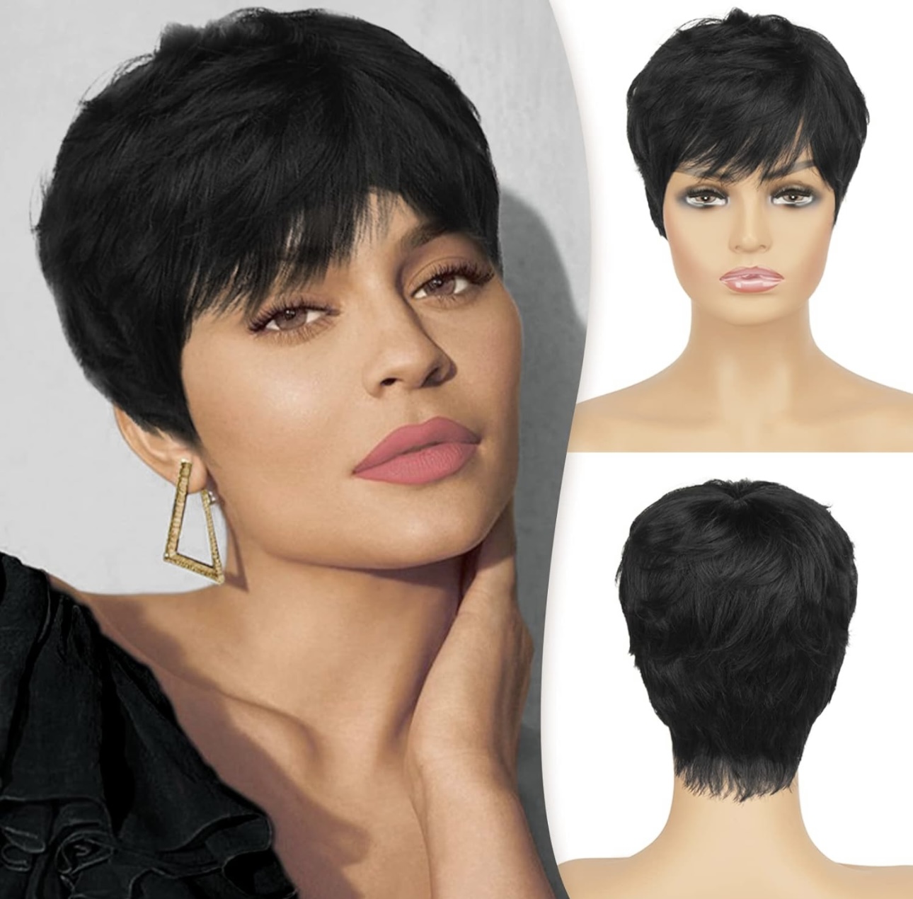 Lady Black Wig - Image 6