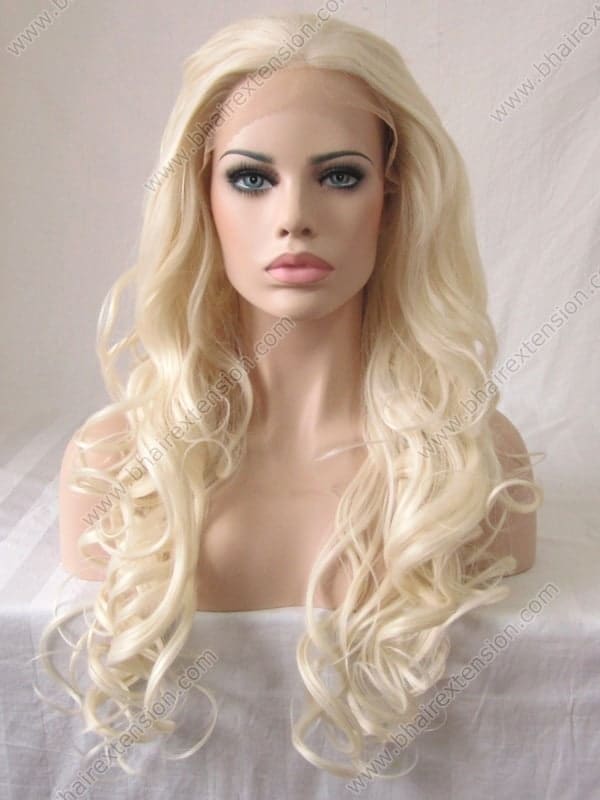 Natural Hair Wig Light Blonde