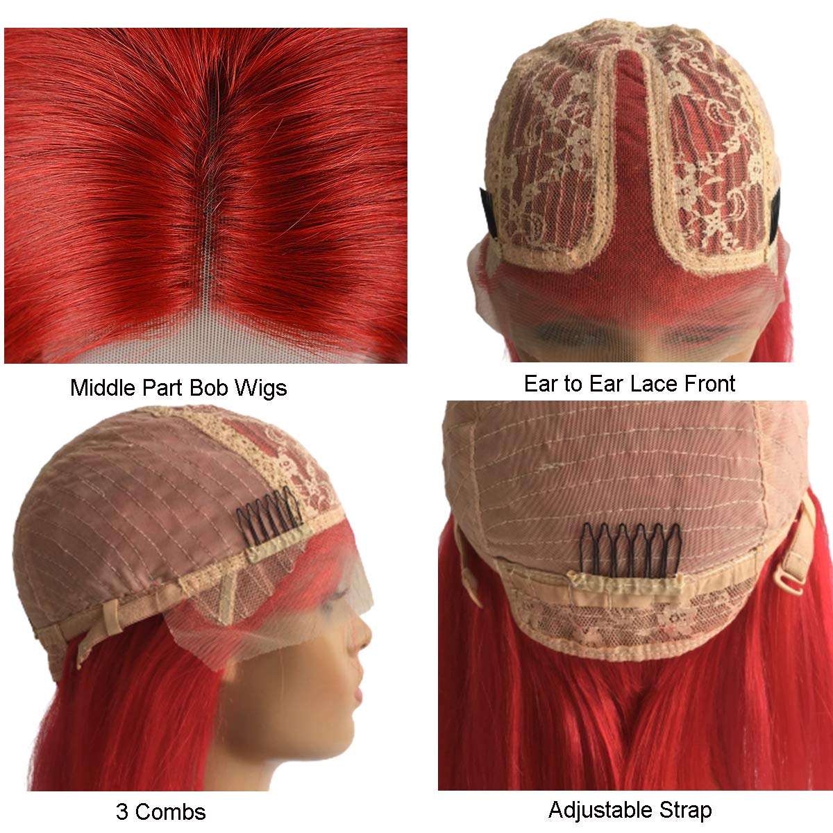 Angel Red Wig - Image 4