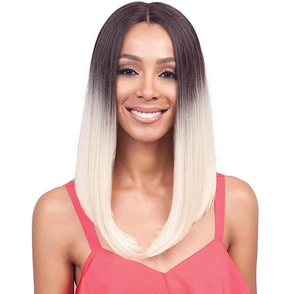 Ombre Natural Black/ White Wig