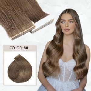 Invisible Tape Extensions #8 Dark Blonde