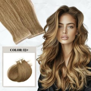 Invisible Tape Extensions #12 Frappe Blonde