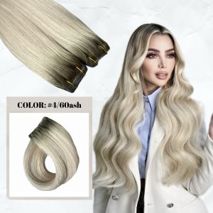 Invisible Tape Extensions Ombre #4/ #60ASH